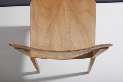  SIMONINI Minimalist Modern Chair in Natural Solid Wood