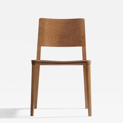  SIMONINI Minimalist Modern Chair in Natural Solid Wood