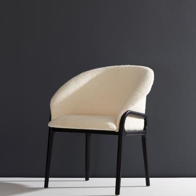  SIMONINI Minimalist Organic Chair in Solid Wood Upholstered Seating