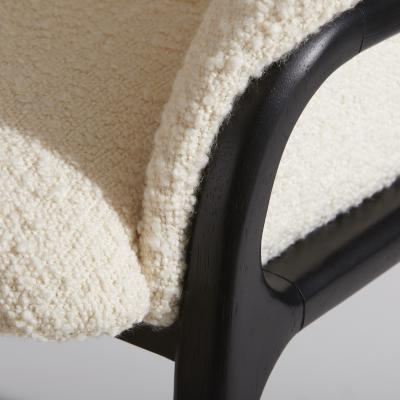  SIMONINI Minimalist Organic Chair in Solid Wood Upholstered Seating