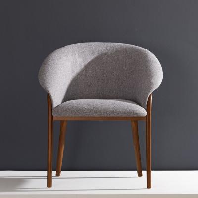  SIMONINI Minimalist Organic Chair in Solid Wood Upholstered Seating