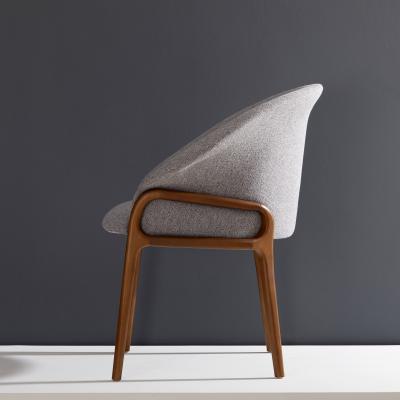  SIMONINI Minimalist Organic Chair in Solid Wood Upholstered Seating