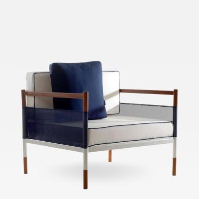  SIMONINI Minimalist Outdoor Lounge Chair Brazilian Design