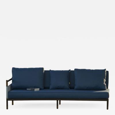  SIMONINI Minimalist Sofa in Hardwood Metal and Fabric Usable Outdoors