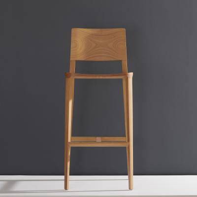  SIMONINI Minimalist Style Stool in Natural Solid Wood