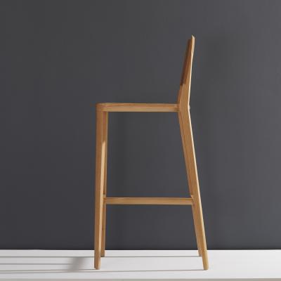  SIMONINI Minimalist Style Stool in Natural Solid Wood