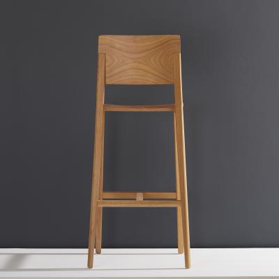  SIMONINI Minimalist Style Stool in Natural Solid Wood