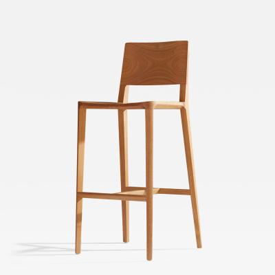  SIMONINI Minimalist Style Stool in Natural Solid Wood