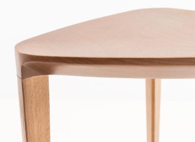  SIMONINI Minimalist Style Stool in Natural Solid Wood