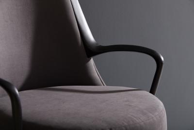  SIMONINI Modern Brazilian Armchair in Solid Wood Textiles or Leathers