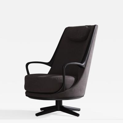  SIMONINI Modern Brazilian Armchair in Solid Wood Textiles or Leathers