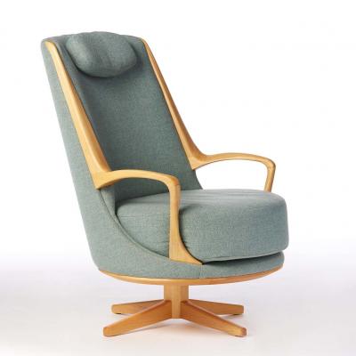  SIMONINI Modern Brazilian Armchair in Solid Wood Textiles or Leathers