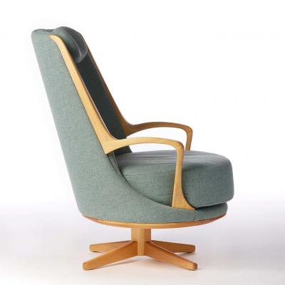  SIMONINI Modern Brazilian Armchair in Solid Wood Textiles or Leathers