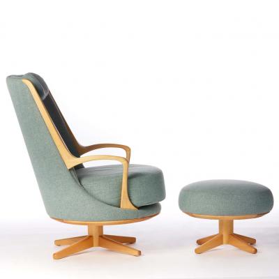  SIMONINI Modern Brazilian Armchair in Solid Wood Textiles or Leathers