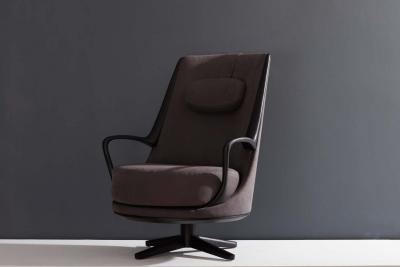  SIMONINI Modern Brazilian Armchair in Solid Wood Textiles or Leathers