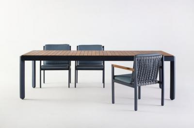 SIMONINI Modern Brazilian Design Dining Table for the Outdoors or Indoors