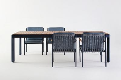 SIMONINI Modern Brazilian Design Dining Table for the Outdoors or Indoors
