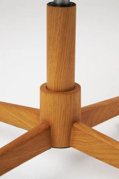  SIMONINI Modern Style Aurora office chair in solid wood caning back leather seat