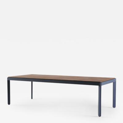  SIMONINI Outdoor Modern Dining Table in Metal and Solid Wood