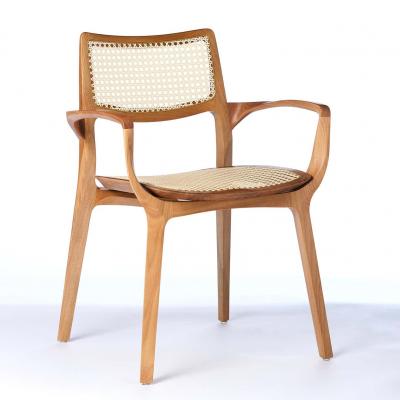  SIMONINI Post Modern style Aurora chair in solid wood with wooden back and wood seat