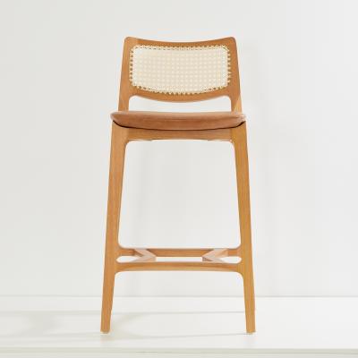  SIMONINI SA11 NATURAL SOLID WOOD NATURAL CANING BACK NATURAL LEATHER