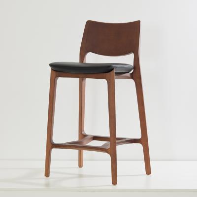  SIMONINI SA13 WALNUT SOLID BACK NATURAL LEATHER BLACK SAMBA