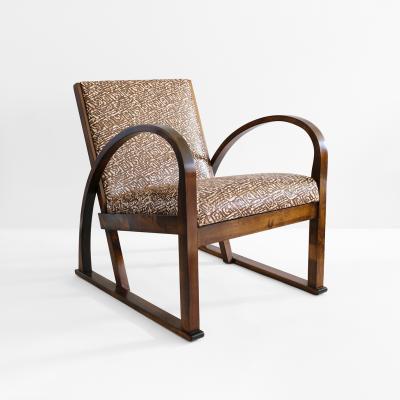  SMF Svenska M belfabriken Bodafors AXEL LARSSON FUNKIS MODERNIST ARMCHAIR FOR SFM BODAFORS SWEDEN 1930