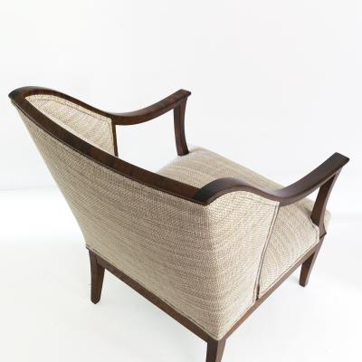  SMF Svenska M belfabriken Bodafors SWEDISH ARMCHAIRS IN STAINED SOLID BIRCH BY SFM BODAFORS CIRCA 1930