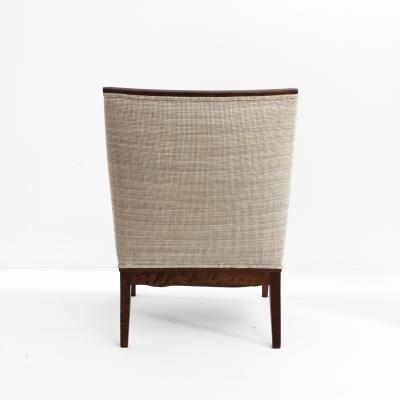  SMF Svenska M belfabriken Bodafors SWEDISH ARMCHAIRS IN STAINED SOLID BIRCH BY SFM BODAFORS CIRCA 1930