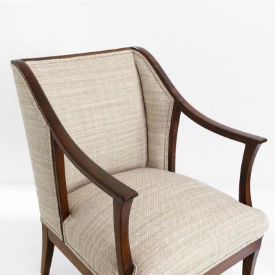  SMF Svenska M belfabriken Bodafors SWEDISH ARMCHAIRS IN STAINED SOLID BIRCH BY SFM BODAFORS CIRCA 1930