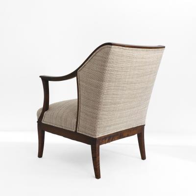  SMF Svenska M belfabriken Bodafors SWEDISH ARMCHAIRS IN STAINED SOLID BIRCH BY SFM BODAFORS CIRCA 1930