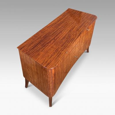  SMF Svenska M belfabriken Bodafors Swedish Modern Chest in Ribbon Mahogany by Bodafors
