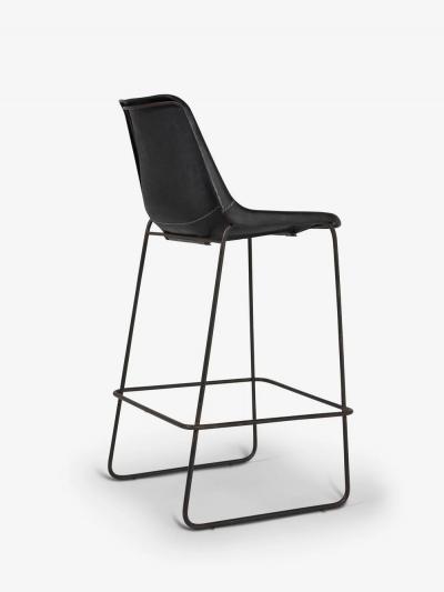  SOL Y LUNA HIGH LEATHER GIRON BAR STOOL