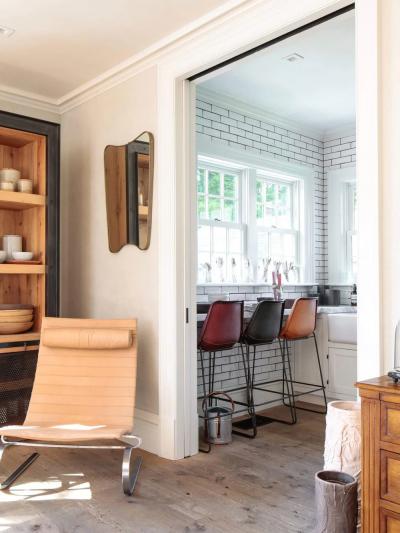  SOL Y LUNA HIGH LEATHER GIRON BAR STOOL