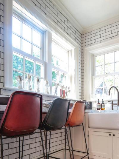  SOL Y LUNA HIGH LEATHER GIRON BAR STOOL