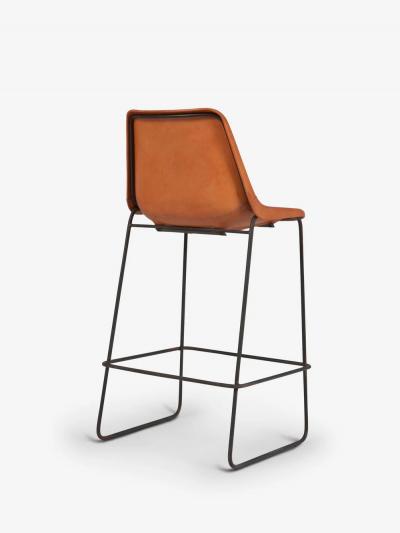  SOL Y LUNA HIGH LEATHER GIRON BAR STOOL