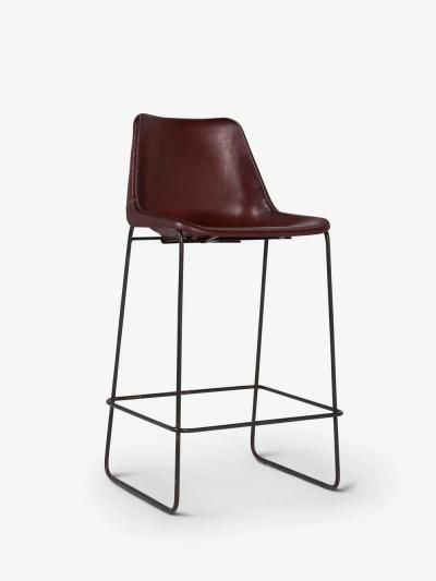  SOL Y LUNA HIGH LEATHER GIRON BAR STOOL