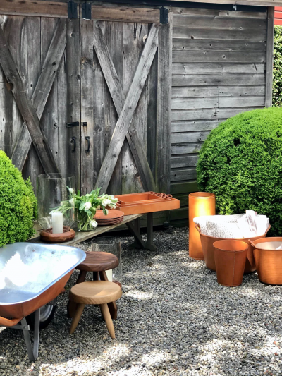  SOL Y LUNA LEATHER WASTE PAPER BASKET