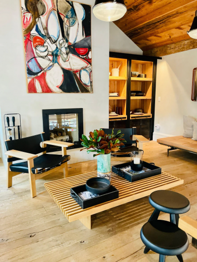  SOL Y LUNA NEST OF THREE LEATHER TRAYS