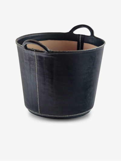  SOL Y LUNA SMALL LEATHER BASKET