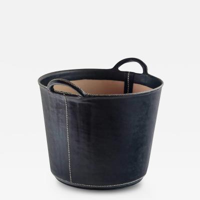  SOL Y LUNA SMALL LEATHER BASKET