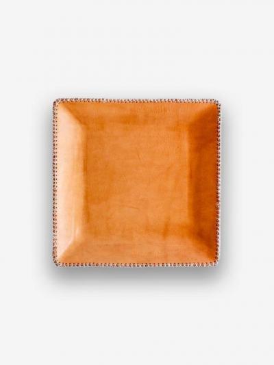  SOL Y LUNA SQUARE LEATHER TRAY