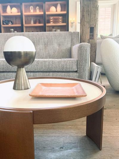  SOL Y LUNA SQUARE LEATHER TRAY
