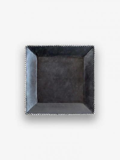  SOL Y LUNA SQUARE LEATHER TRAY