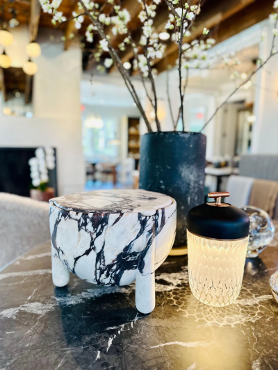  ST LOUIS ST LOUIS CRYSTAL FOLIA IN BLACK ASH WOOD AND BRONZE WITH FROSTED GLASS