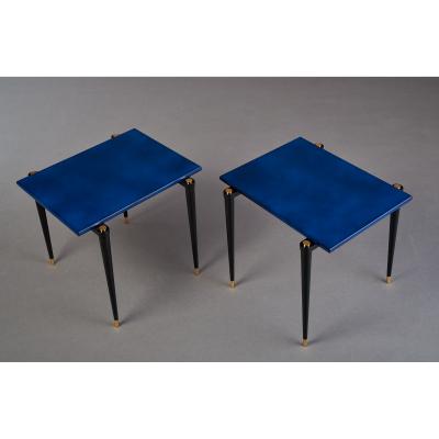  STUDIO L ART DE VIVRE STUDIO LART DE VIVRE Les Precieuses Lacquer Side Tables in Four Colors