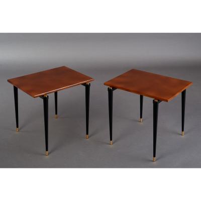  STUDIO L ART DE VIVRE STUDIO LART DE VIVRE Les Precieuses Lacquer Side Tables in Four Colors