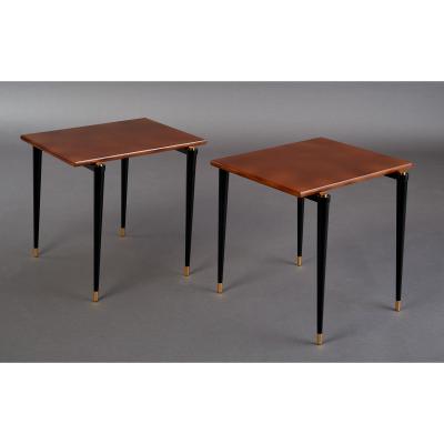  STUDIO L ART DE VIVRE STUDIO LART DE VIVRE Les Precieuses Lacquer Side Tables in Four Colors