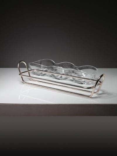  Sabattini Argenteria Pair of Serving Pieces by Lino Sabattini for Argenteria Sabattini
