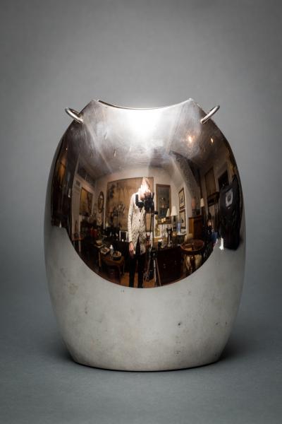  Sabattini Argenteria Sabattini Silver Vase